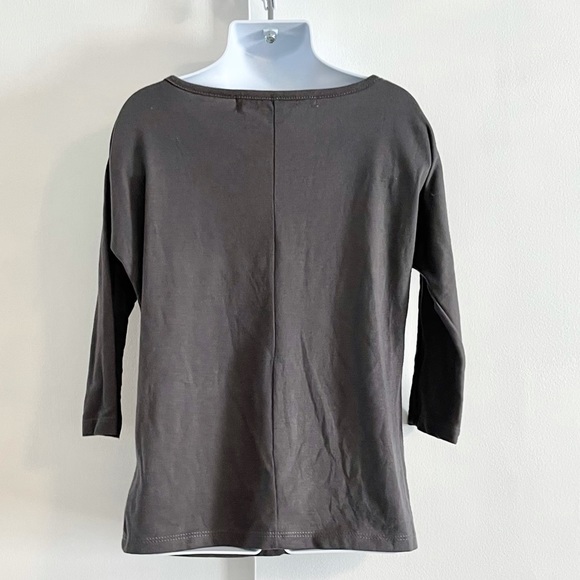 Girl’s Yom Yom Gray Jeweled LOVE Shirt Size 8 - Picture 6 of 10